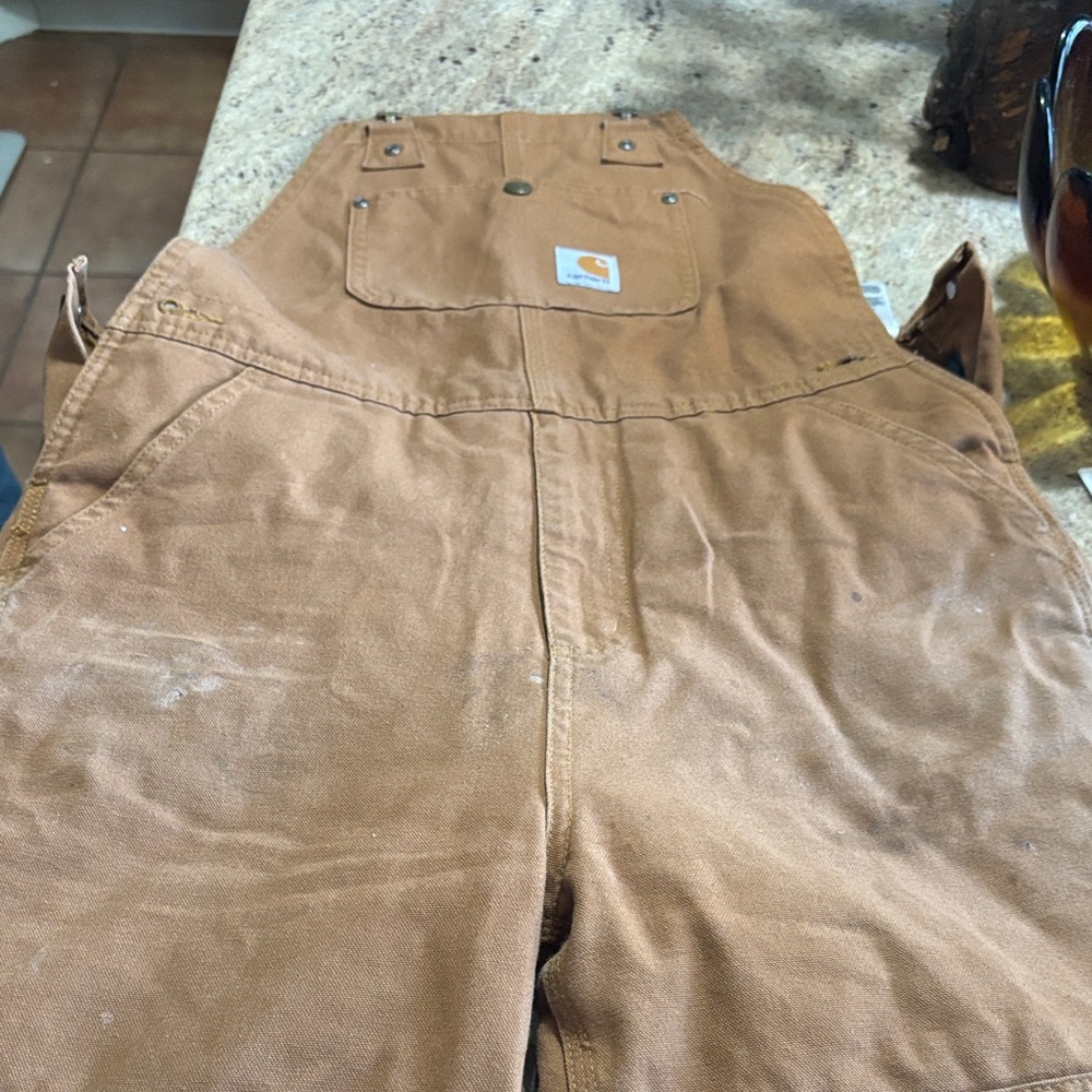 Carhartt Tan Work Overalls